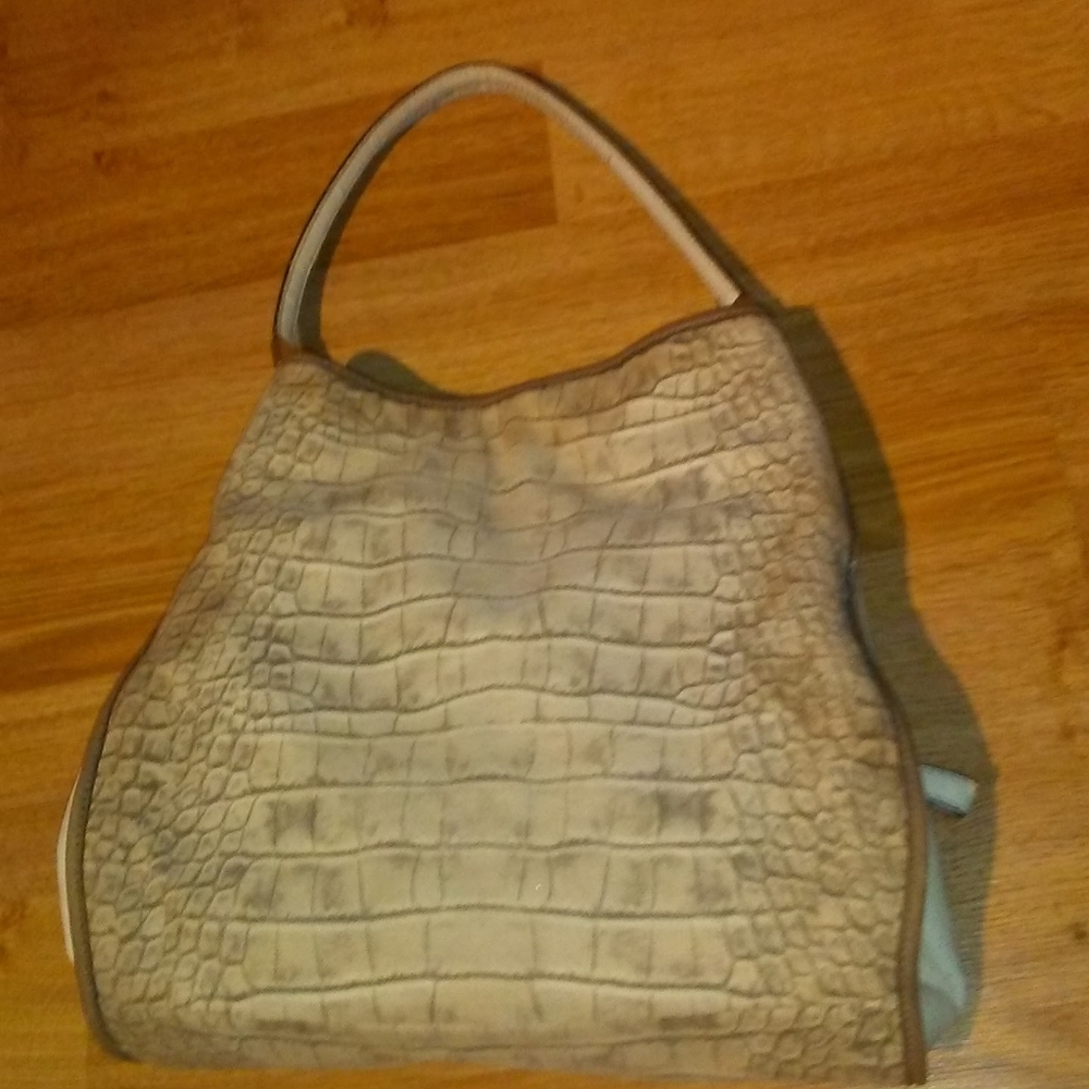 Coach Edie Style Canvas and leather shoulder bag